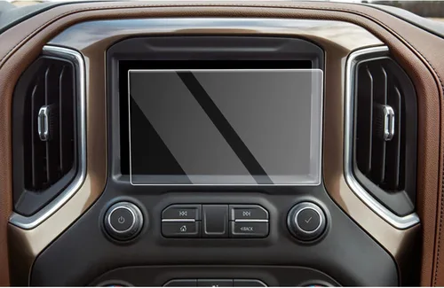Vista 7 de CDEFG Protector de Pantalla Silverado 2022-2025 2026 para Camioneta Pickup Chevy Silverado 2022-2025 2026 Protector de Pantalla del Cluster