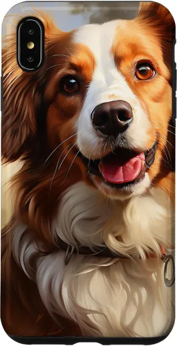 Vista 11 de iPhone 16 Kooikerhondje Portrait Colour Artwork Case