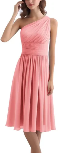 Vista 3 de Vestidos de fiesta con tirantes delgados para mujer, vestidos de fiesta de graduación para adolescentes, vestidos de fiesta cortos