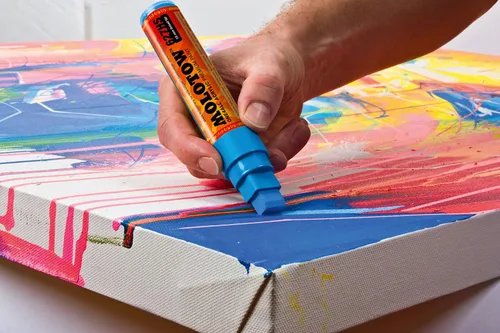 Vista 7 de MOLOTOW One4All - Marcador de pintura acrílica, 4 mm, burdeos, 1 unidad (227.204)