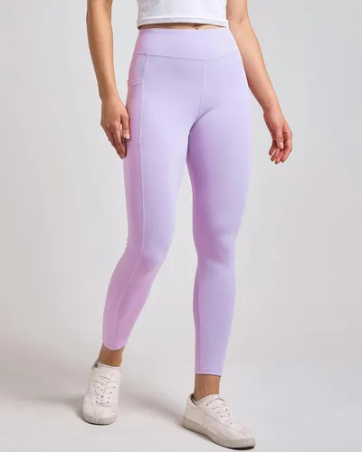 Vista 3 de Real Essentials 4-Pack Women's Full Length Fitted Athletic Yoga Performance Leggings with Pockets (Available in Plus Size)