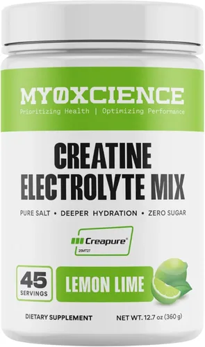 Vista 12 de MYOXCIENCE Electrolyte STIX Polvo de electrolito de creatina Recuperación del ejercicio y el desarrollo muscular con sal real