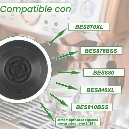 Vista 3 de Disco de limpieza de 2.126 in para Breville Paquete de 2 discos de limpieza