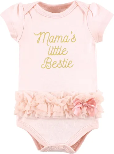 Vista 91 de Hudson Baby baby-girls Cotton Bodysuits 3-pack