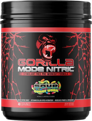 Vista 13 de Gorilla Mode Nitric mejorado sin estimulantes antes del entrenamiento – Mejor sabor y más eficaz sin estimulantes antes del entrenamiento/bomba