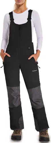 Vista 2 de Lelaki Baberos de nieve para mujer, impermeables, resistentes al viento, aislados, pantalones de snowboard para invierno