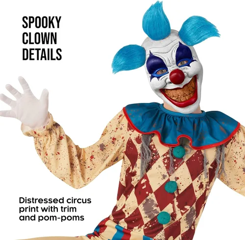 Vista 3 de Morph Scary Clown Costume For Kids Creepy Clown Costume For Kids Killer Clown Costume For Kids Clown Costume Halloween