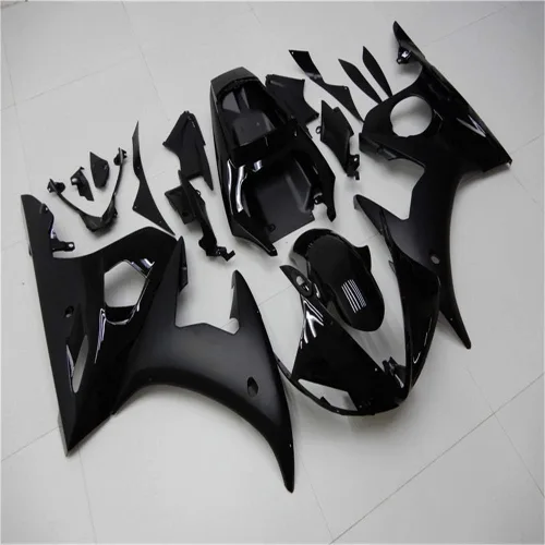 Vista 3 de Carenado para Yamaha YZF R6 2003-2005 y YZF R6S 2006-2009 (01 negro mate brillante)