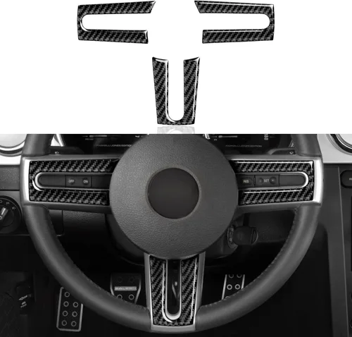 Vista 11 de Adhesivo de cubierta para panel de control del aire acondicionado del automóvil para Ford Mustang GT Shelby 2005 2006 2007 2008 2009 Accesorios