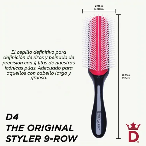 Vista 2 de Denman Denman Styler - Cabello de 5 filas