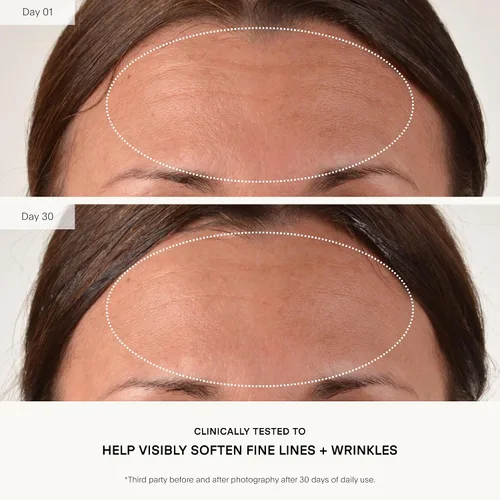 Vista 4 de U Beauty The SMOOTH Dynamic Wrinkle Defense Serum - Complejo multipéptido, péptidos de cobre, retinol, exosomas de centella, proteína de seda vegana