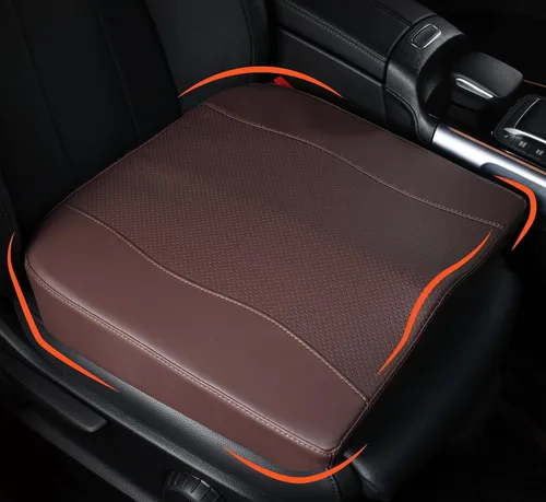 Vista 18 de Lofty Aim Cojín de asiento de automóvil, cómodos cojines de espuma viscoelástica para conducir, alivio del dolor de ciática y espalda baja, almohada