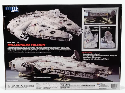 Vista 4 de MPC Star Wars: A New Hope Millennium Falcon 1:72 Kit de modelo a escala 1:72