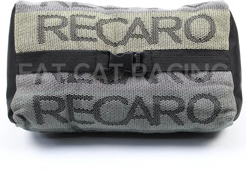 Vista 2 de JDM Bride Recaro - Almohada para reposacabezas fabricada con tela de asiento