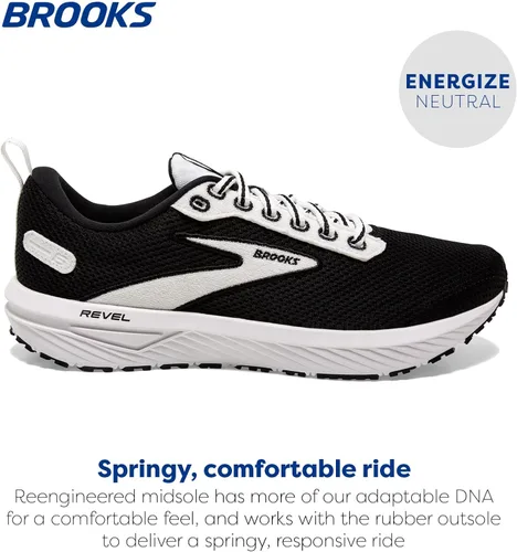 Vista 2 de Brooks - Tenis Revel 6 de correr neutros para mujer