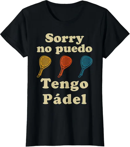Vista 49 de Funny I Have Padel Player Sport en Español Camiseta Hombre