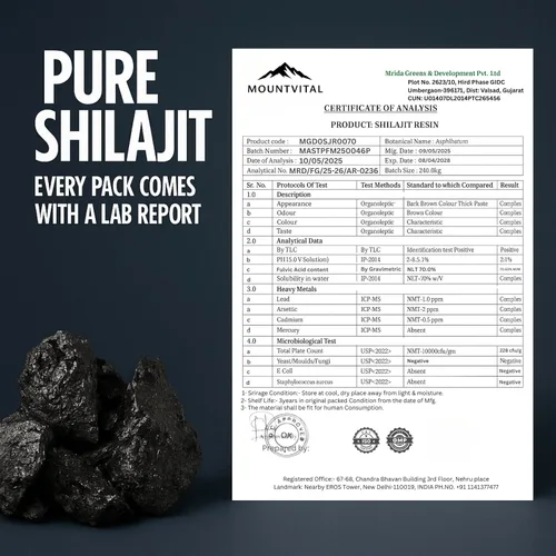 Vista 4 de Resina Shilajit pura de Cachemira 0.35 fl oz (0.35 oz) - Suplemento Shilajit del Himalaya con ácido fúlvico y minerales traza - Resina mineral