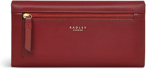 Vista 2 de Radley London Puffy Radley - Cartera grande Flapover, Burdeos, Minimalista