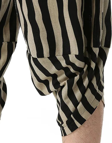 Vista 5 de CupoJito Pantalones holgados para hombre, pantalones deportivos para yoga, hippie, pantalones de paracaídas, ropa de calle, pantalones harén