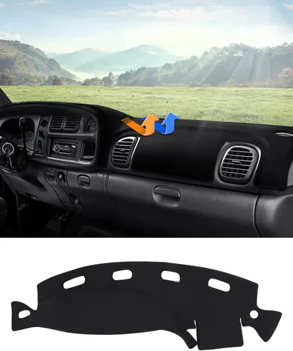 Vista 31 de Autorder Alfombrilla de cubierta de tablero para Toyota 4Runner 2003 2004 2005 2006 2007 2008 2009 Accesorios Cubierta de tablero de terciopelo