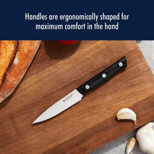 Vista 6 de HENCKELS Dynamic Razor-Sharp - Juego de cuchillos de cocina de 5 piezas, diseño alemán informado por más de 100 años de maestría Acero inoxidable