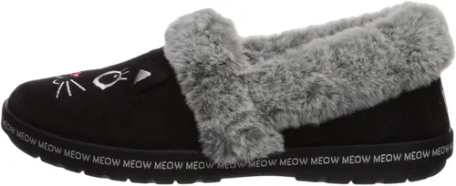 Vista 8 de Skechers BOBS Too Cozy - Pantuflas de pijama Meow para mujer, ancho