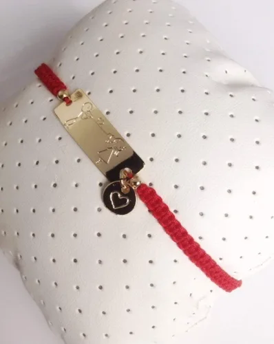 Vista 9 de Pulseras de cuerda roja de la amistad pulseras de amor infinito de hilo rojo