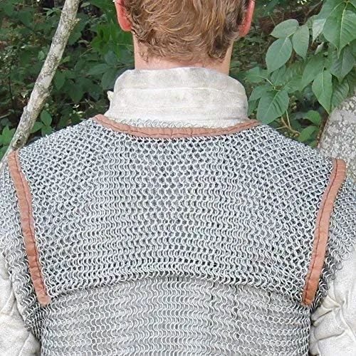 Vista 5 de Medieval Warrior Lorica Hamata Roman Chainmail Armor