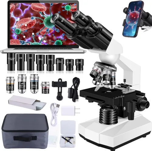 Vista 9 de Microscope for Adults WF10x and WF25x Eyepiece