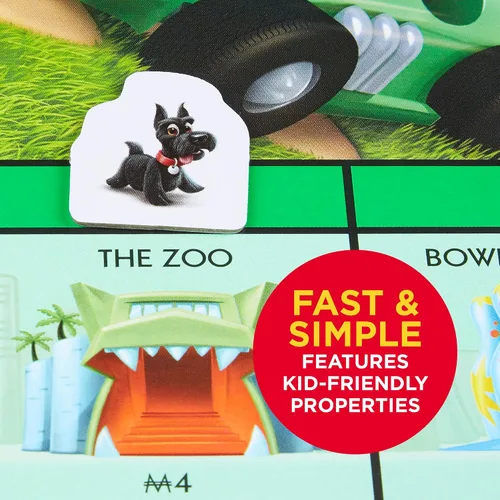Vista 7 de Monopoly Junior - Juego de mesa para 4 jugadores, a partir de 5 años (exclusivo de Amazon)