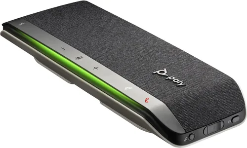 Vista 4 de POLY - Altavoz inteligente Sync 40 (Plantronics) - Espacios de trabajo flexibles - Conéctate a PC/Mac a través de un cable combinado USB-A/USB-C