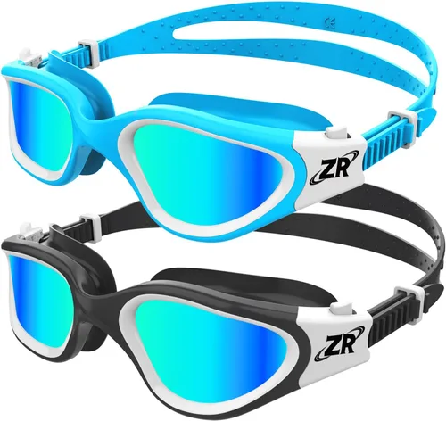 Vista 11 de ZIONOR Gafas de natación para niños, paquete de 2 gafas de natación polarizadas G1MINI para niñas/niños