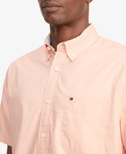 Vista 3 de Tommy Hilfiger Manga corta con botones para hombre en ajuste clásico