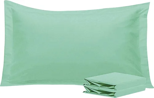 Vista 24 de NTBAY Fundas de almohada estándar, paquete de 2 fundas de almohada de microfibra cepillada de 20 x 26 pulgadas, súper suaves y acogedoras