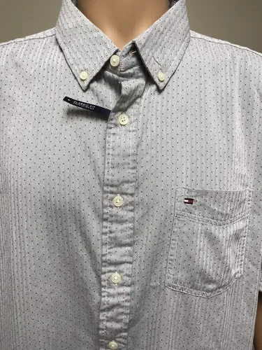 Vista 3 de Tommy Hilfiger Camisa con botones de manga corta para hombre