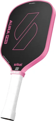Vista 11 de Paletas de pickleball Srikel, pala de pickleball de fibra de carbono Raw T700, núcleo de polímero de poder de 16mm, raquetas profesionales para gran