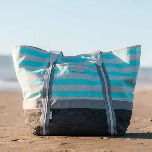 Vista 5 de CGEAR Sand-Free Tote Beach Bag IV Patented Sand-Free Technology, Water-resistant, and 3 Pockets