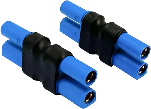 Vista 4 de EC5 hembra a EC5 conector hembra sin adaptador de cable, adaptador de conector EC5 para RC FPV Car Plane Drone LiPo batería EC5 conversión de puerto