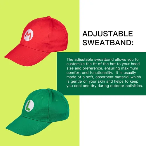 Vista 4 de Update V3Super Mario Bros Unisex Sombrero de béisbol Cap Halloween sombrero Cap
