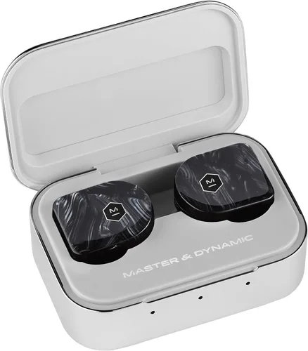 Vista 5 de Master & Dynamic MW07 Plus - Auriculares inalámbricos verdaderos, cancelación de ruido con micrófono Bluetooth, auriculares intrauditivos ligeros
