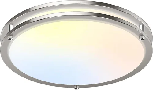 Vista 30 de Luces de Techo LED de 12 Pulgadas 36W, 2700K/3000K/4000K/5000K/6500K Ajustables de Montaje Empotrado, 3200LM Súper Brillantes Regulables Accesorio