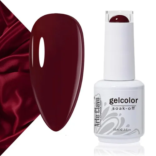Vista 15 de Arte Clavo Pearlescent Nude Gel Nail Polish 15ml - HEMA Free Soak off UV LED Nail Gel for Manicure, DIY Nail Art, Home Salon Use 11029