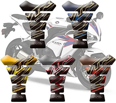 Vista 2 de Protector de la almohadilla del tanque de la motocicleta Pegatinas para Honda VTR 1000 Firestorm SP1 SP2 Fish Bone ProtectioSticker