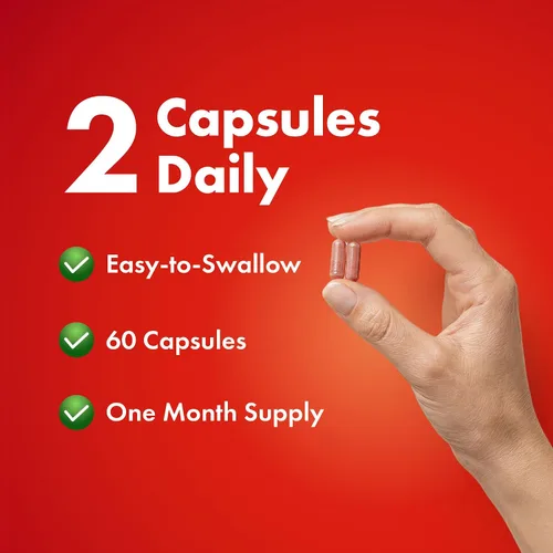 Vista 7 de Arroz de levadura roja con suplemento CoQ10 Niveles de colesterol saludables y apoyo para la salud cardíaca Arroz de levadura roja extra fuerte