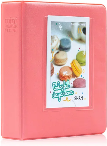Vista 9 de Ablus - Álbum de fotos con 64 bolsillos para fotos instantáneas de cámaras Fujifilm Instax Mini 7s 8 8+ 9 25 26 50s 70 90 y letrero, pequeño