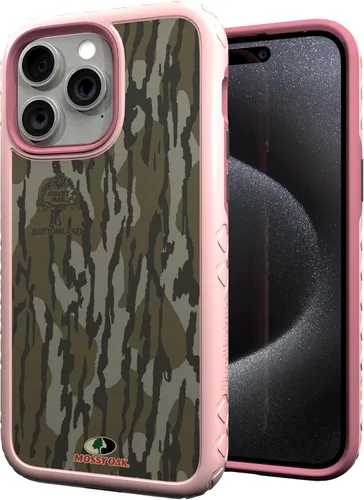 Vista 17 de cellhelmet Mossy Oak Agua Yellowfin Funda de doble capa en morado lila diseñada para iPhone 13 Pro Max a prueba de golpes y caídas, duradera