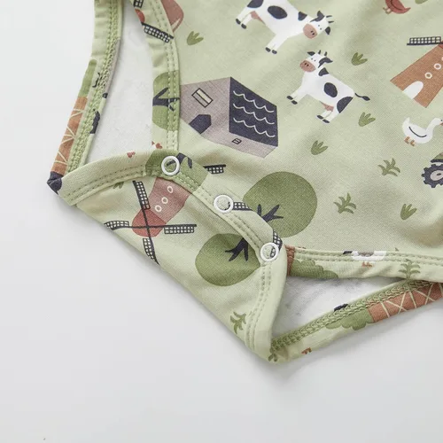 Vista 187 de pureborn Mameluco de algodón súper suave para bebés niños y niñas de 0 a 24 meses