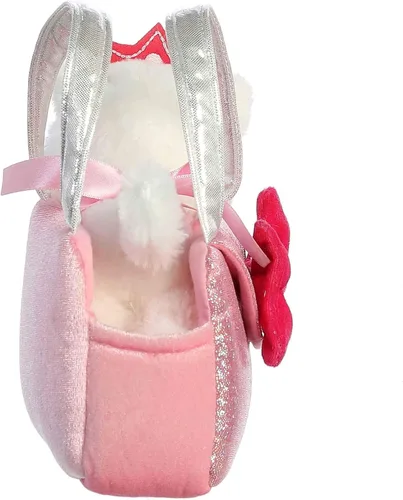 Vista 6 de Aurora Fashion Fancy Pals Trendy Sparkle Pink - Peluche con elegante bolso para divertirse con disfraz, perfecto para niños de 3 años, disfraces
