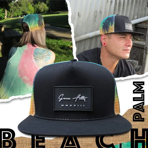 Vista 17 de Grace Folly - Gorra trucker unisex gorra de malla con cierre trasero