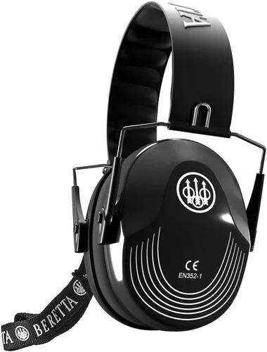 Vista 2 de Beretta Orejeras unisex de seguridad para adultos Orejeras compactas de protección auditiva SNR de 25 dB para disparos de rango de competencia